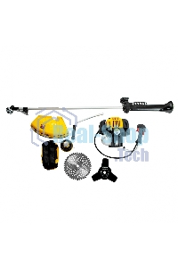 Триммер бензиновый Denzel DGT-52-PRO, анти-вибро, 52 см3, неразъем, состоит из 2 частей