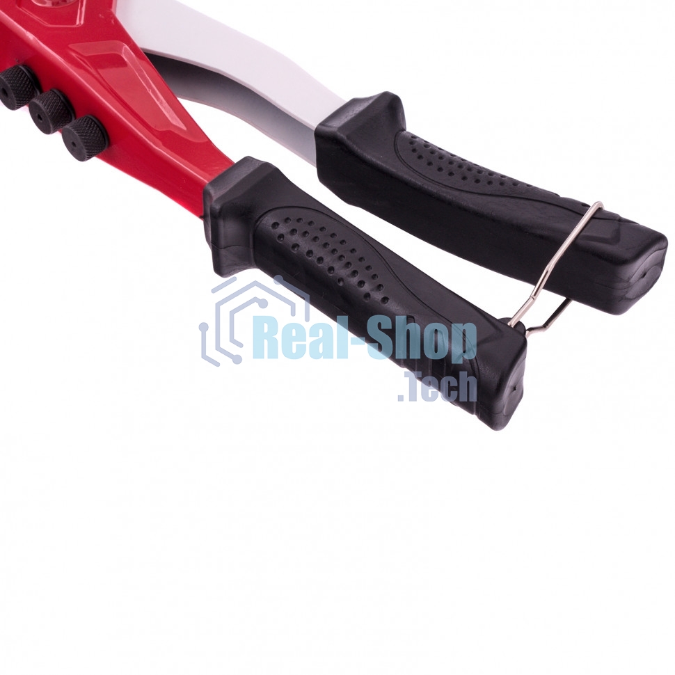 Заклепочник литой Matrix, поворотный, 290 мм, 0-360 заклепки 2,4-3,2-4,0-4,8 мм, PRO