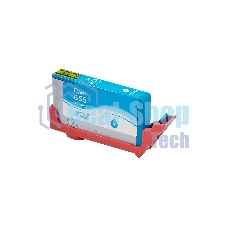 Картридж струйный Sakura CZ110AE (№655 Cyan) для HP, голубой, 11 мл., 600 к.