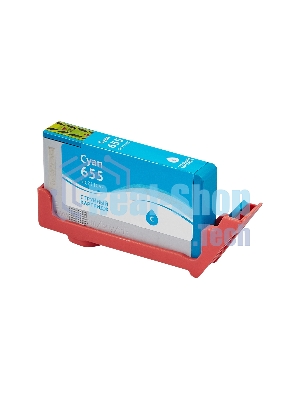 Картридж струйный Sakura CZ110AE (№655 Cyan) для HP, голубой, 11 мл., 600 к.