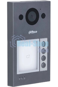 Вызывная WIFI панель Dahua с разрешением камеры 2мп и CMOS сенсором, угол обзора по горизонтали 125°, алюминевый сплав, уровень защиты IP65, IK08. Поддержка режима 