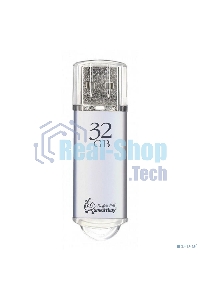 Флешка USB R/W Smartbuy 16 Gby V-Cut серебристый