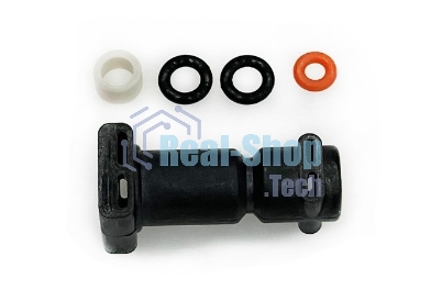 Переходник на термоблок DeLonghi ESAM, ECAM, ETAM отв. 5 мм в сборе