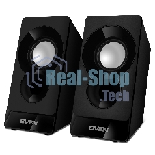 Акустическая система Sven 300 2.0 черный 6Вт