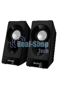 Акустическая система Sven 300 2.0 черный 6Вт