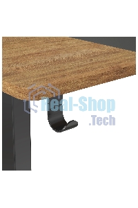 Стол игровой Cactus CS-EDL-BAWD столешница МДФ черный дуб антик, каркас черный