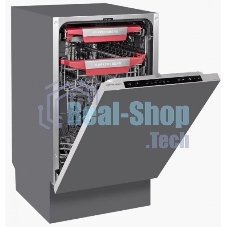 Встраиваемая посудомоечная машина Kuppersberg GSM 4574, серебристый, 44.8 см, 10 компл., 47 дБ, класс A++