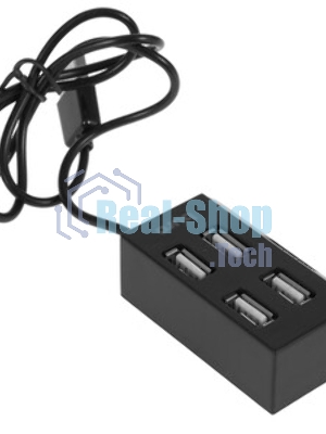 USB-концентратор Buro BU-HUB4-U2.0, USB 2.0, USB 4 порта, USB