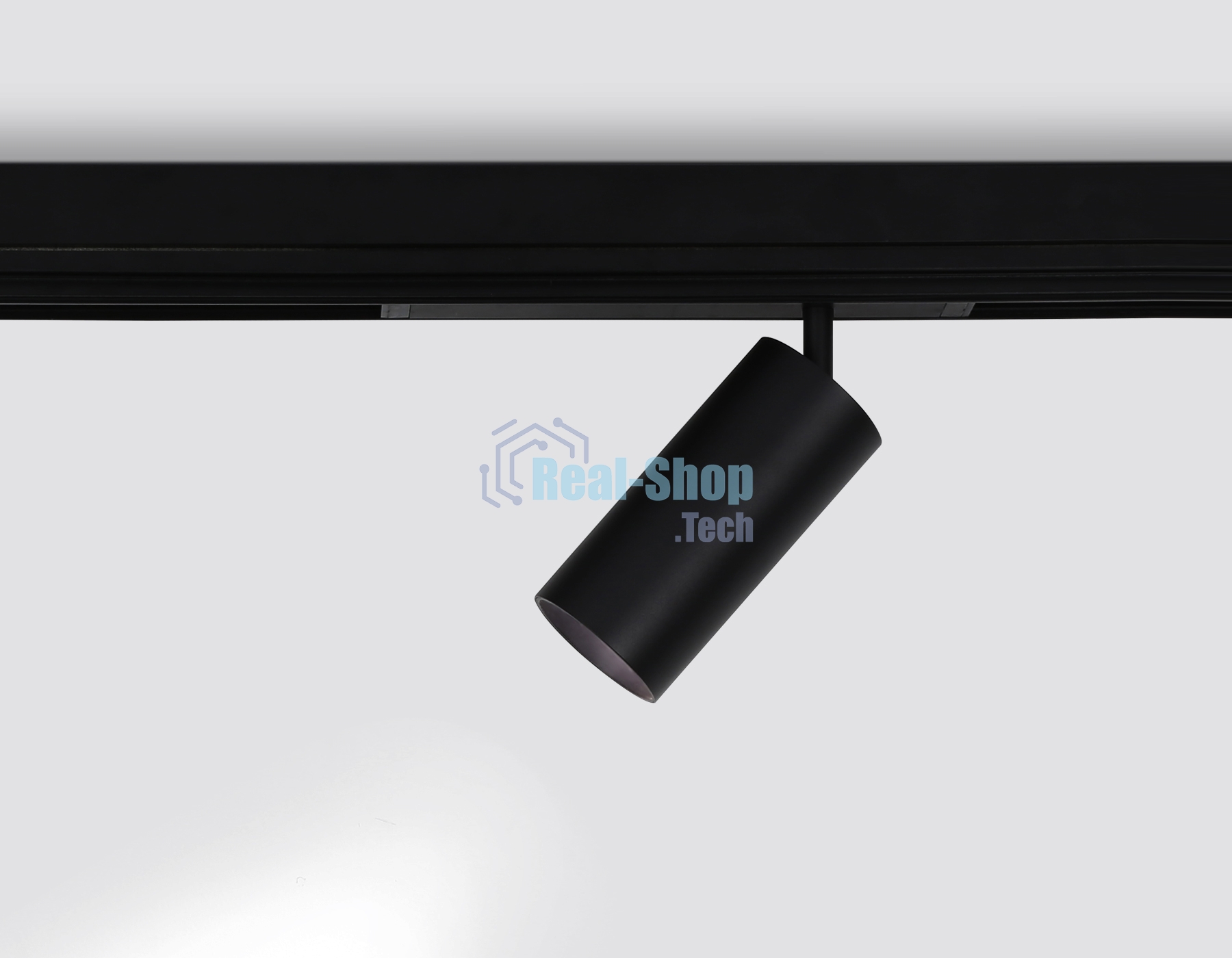 Управляемый светодиодный светильник для шинопровода Magnetic Ambrella light GL1232 BK черный IP20 24W 3000K-6400K 220V 36° D65*140 (Без ПДУ)