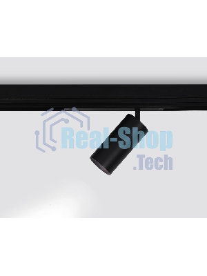 Управляемый светодиодный светильник для шинопровода Magnetic Ambrella light GL1232 BK черный IP20 24W 3000K-6400K 220V 36° D65*140 (Без ПДУ)