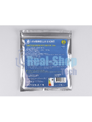 Светодиодная лента Ambrella light GS3103 2835 120Led/ 10W m/ 24V IP20 6500K/ 5000*8*1.2mm (2 конт.)