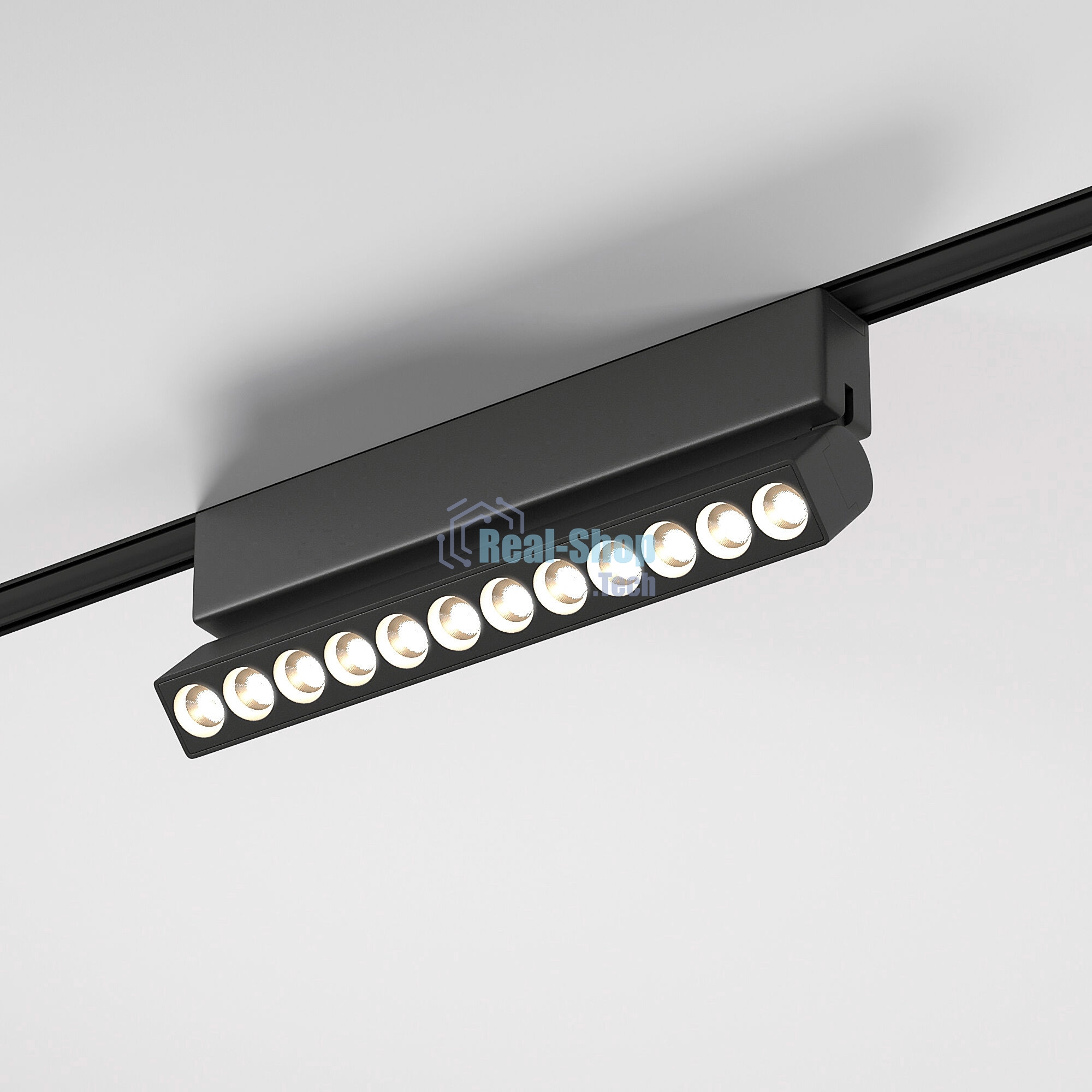 Трековый светильник Flat Magnetic 12W 4000K Insight (чёрный) 85091/01