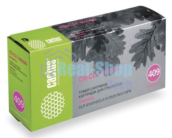 Картридж лазерный Cactus CS-CLT-M409S пурпурный (1000 стр.) для Samsung CLP-310/315/CLX-3170/3175/3175FN