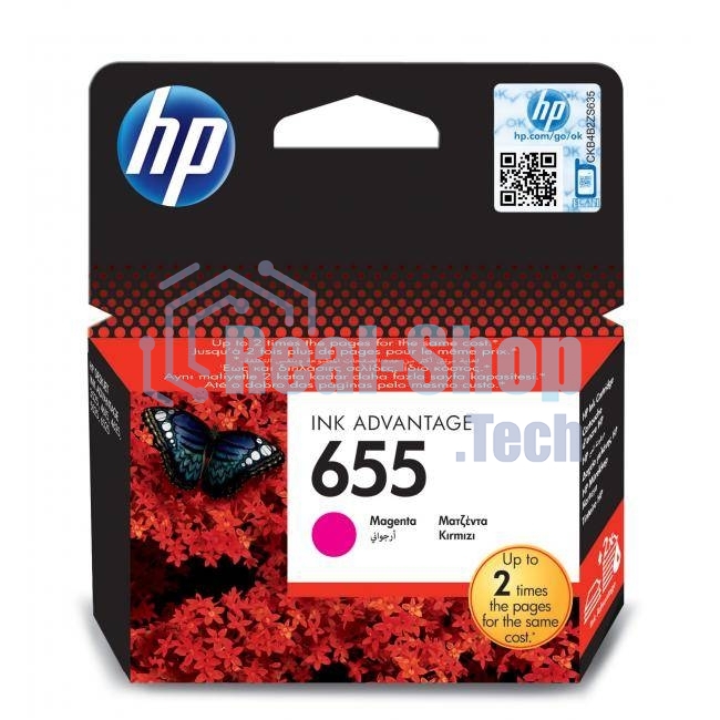 Картридж струйный HP 655 CZ111AE пурпурный для HP DJ IA 3525/4615/4625/5525/6525 (600 стр.)