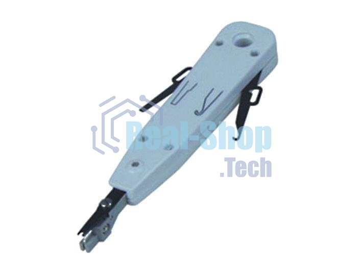 Инструмент ITK для заделки витой пары, тип Krone с крючками серый