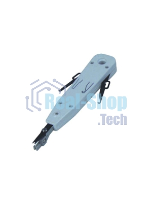 Инструмент ITK для заделки витой пары, тип Krone с крючками серый