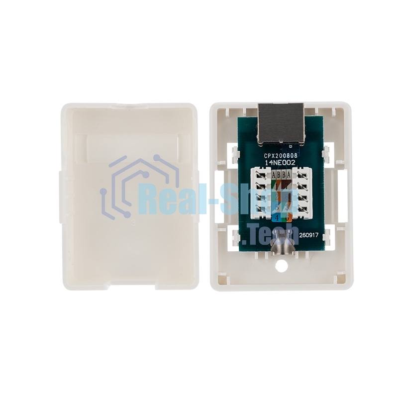 Рoзетка компьютерная внешняя Rexant 1-порт RJ-45 (8P8C), FTP экранированная, категория 6