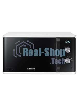 Микроволновая печь Samsung MS23K3614AW белый, 23 л, 800 Вт, переключатели - поворотный механизм
