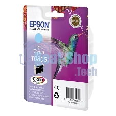 Картридж струйный Epson C13T08054011 светло-голубой для Epson St Ph P50/PX660/PX720WD (330 стр.)