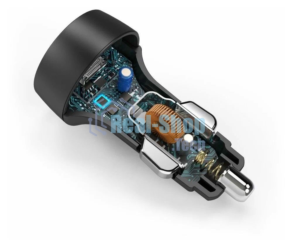 Автомобильное зарядное устройство Hama H-210569 1.67A+3A+2.22A PD универсальное черный