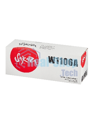 Картридж Sakura W1106A для HP, черный, 1000 к.