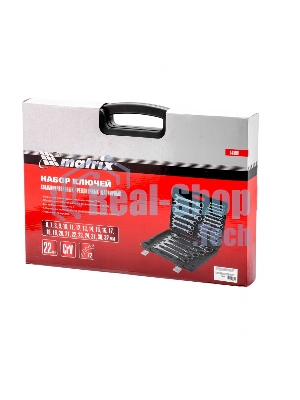 Набор ключей комбинированных Matrix, трещоточных шарнирных 22шт.