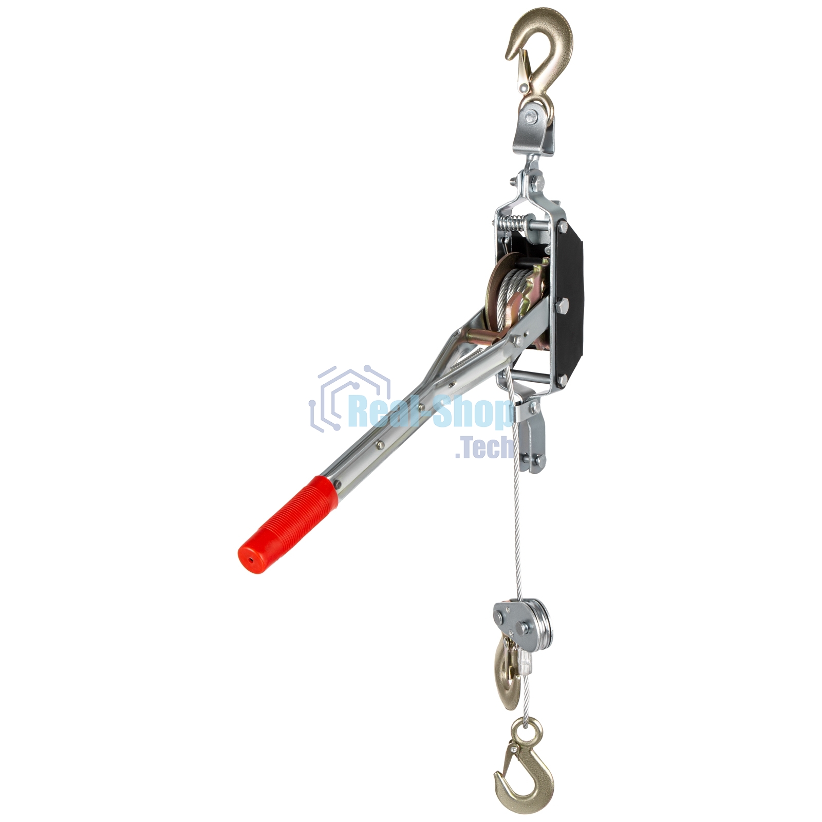 Лебедка рычажная Matrix тяга - 2 т, подъем - 0,8 т, одинарное храповое колесо