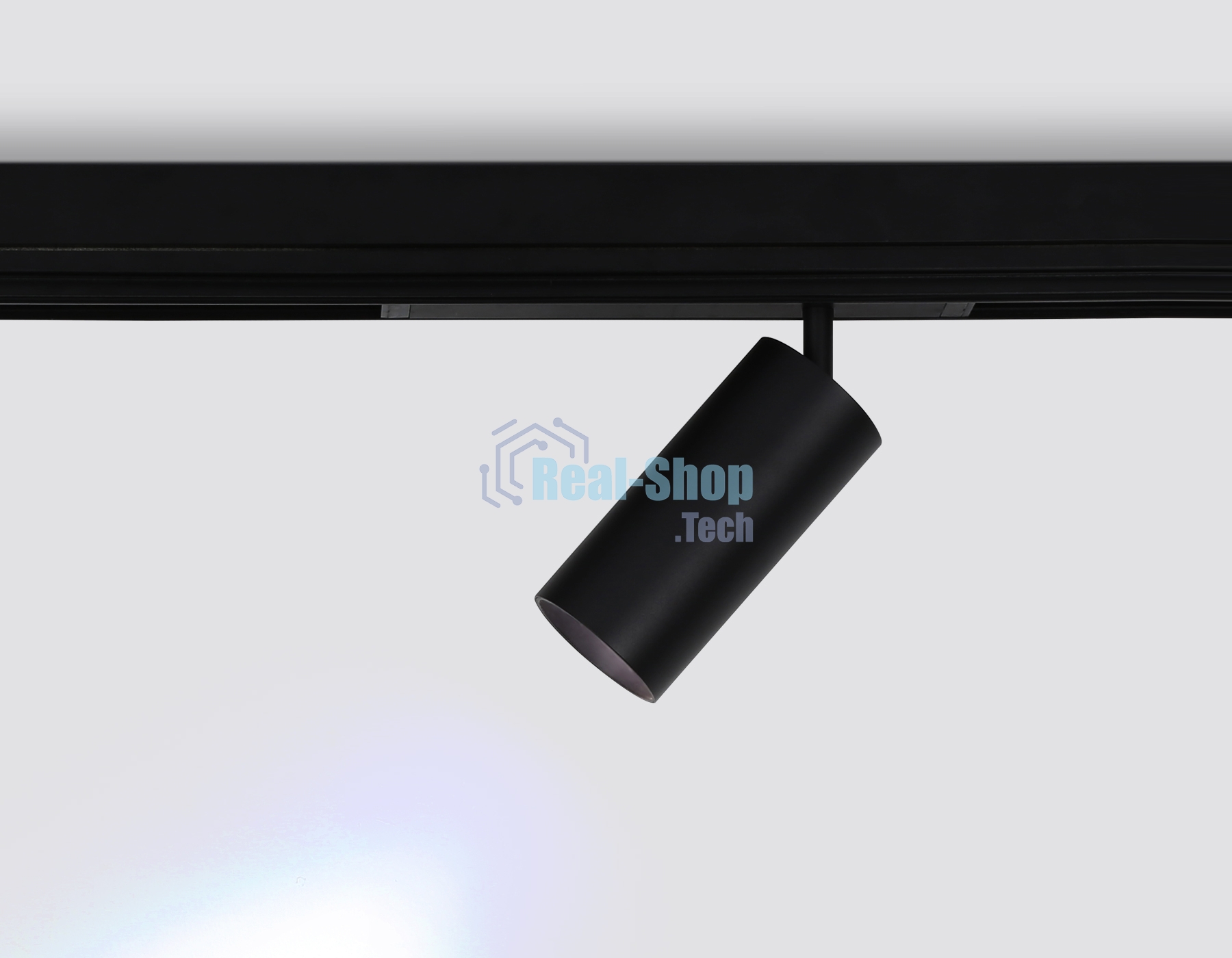 Управляемый светодиодный светильник для шинопровода Magnetic Ambrella light GL1232 BK черный IP20 24W 3000K-6400K 220V 36° D65*140 (Без ПДУ)