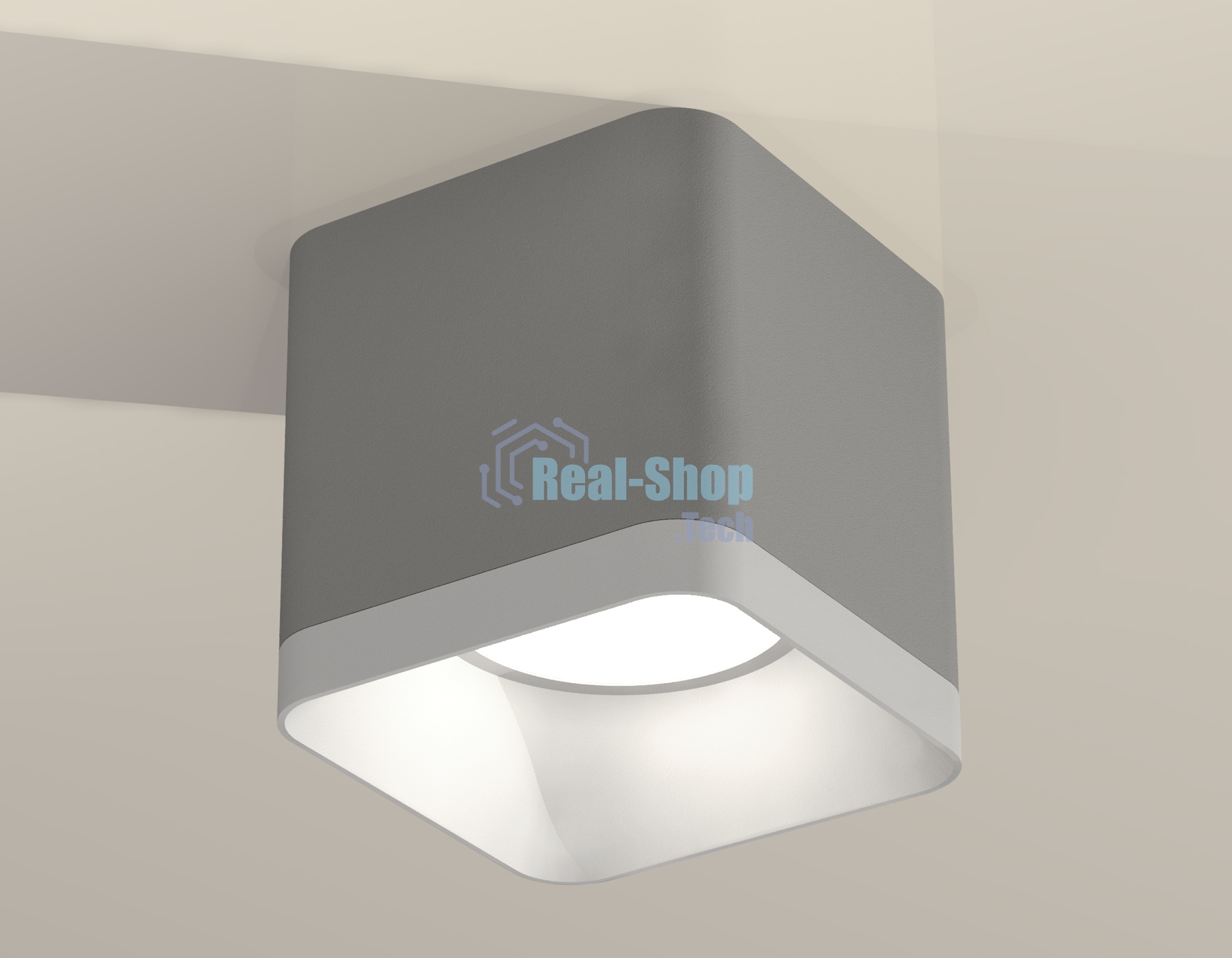Светильник Ambrella Light XS7807001 SGR/SWH серый песок/белый песок MR16 GU5.3 (C7807, N7701)