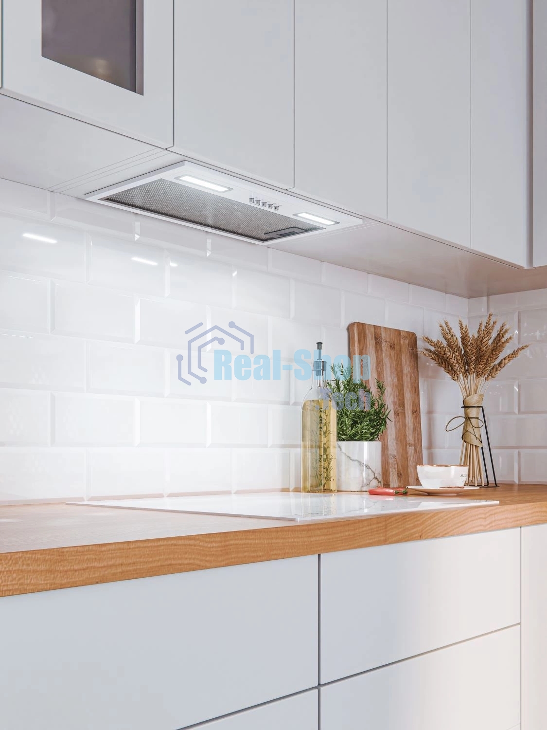 Вытяжка встраиваемая LEX Hyper 900 WH белый, 70 см, 1050 куб. м/ч, 48 дБ