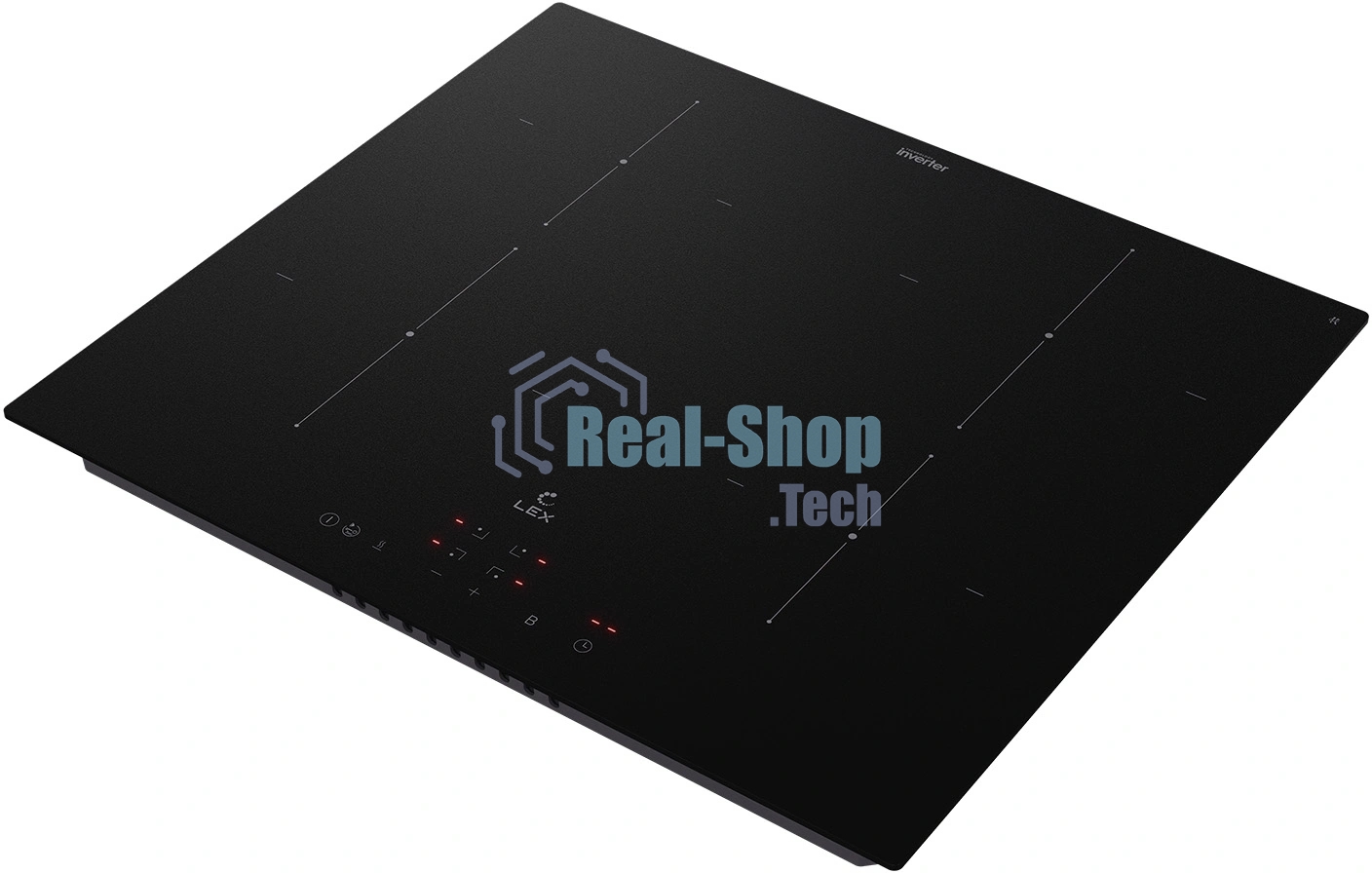Индукционная варочная поверхность Lex Hi-Tech EVI 6040B I BL, 4 конфорки, стеклокерамика, 7200 Вт