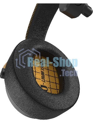Гарнитура Bloody MR595 Renegade чёрный, беспроводная + проводная, Bluetooth/радиоканал/USB-C, до 135 ч, подсветка, съёмный микрофон