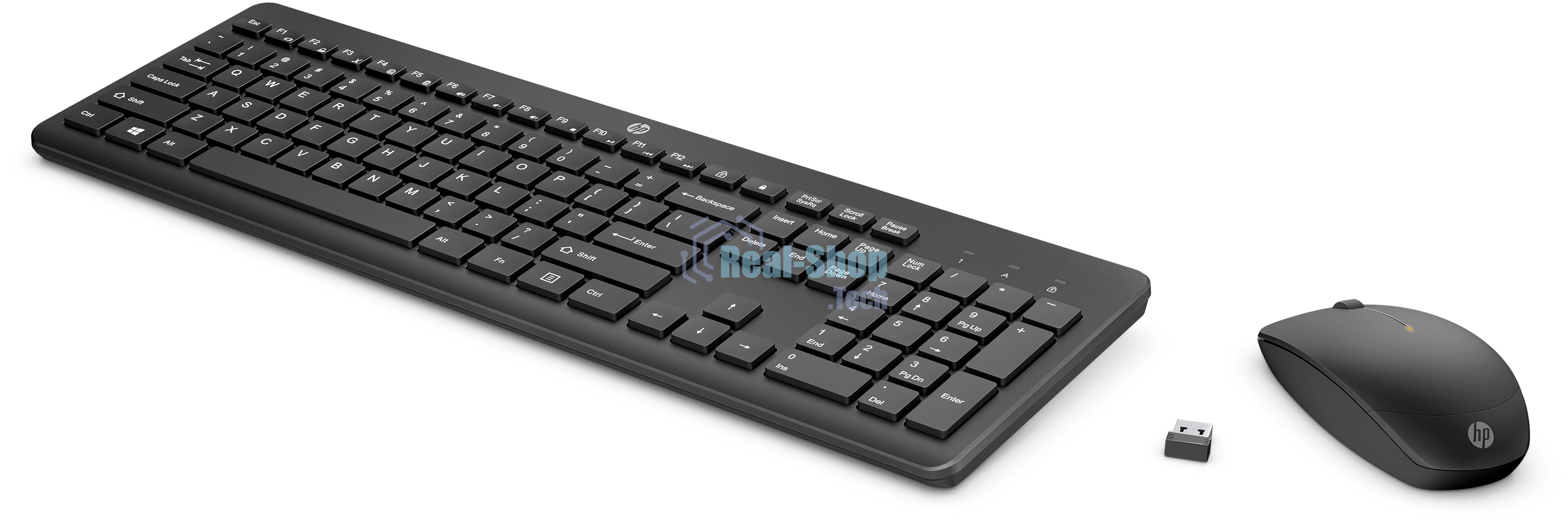 Комплект клавиатура+мышь HP 230 беспроводной, USB, чёрный