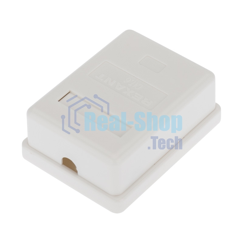 Рoзетка компьютерная внешняя Rexant 1-порт RJ-45 (8P8C), FTP экранированная, категория 6