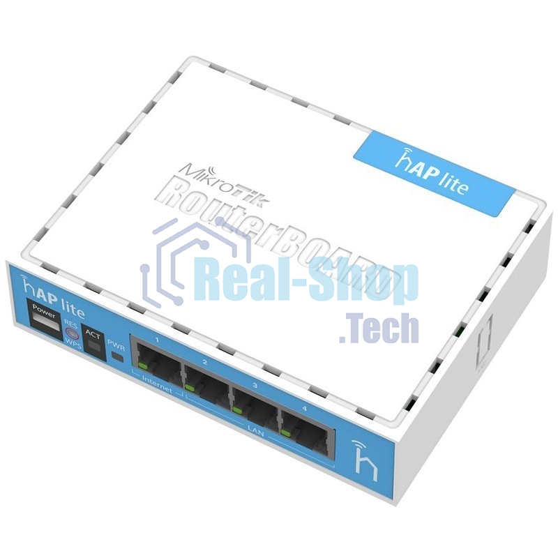 Беспроводной маршрутизатор Mikrotik RB941-2nD MikroTik RouterBOARD hAP lite