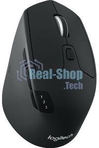 Мышь беспроводная Logitech M720 Triathlon черный, 1000 dpi, радиоканал, Bluetooth, USB, кнопки - 8