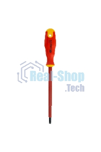 Отвертка диэлектрическая Сибртех SL6,5 х 150 мм, до 1000 В, двухкомпонентная рукоятка