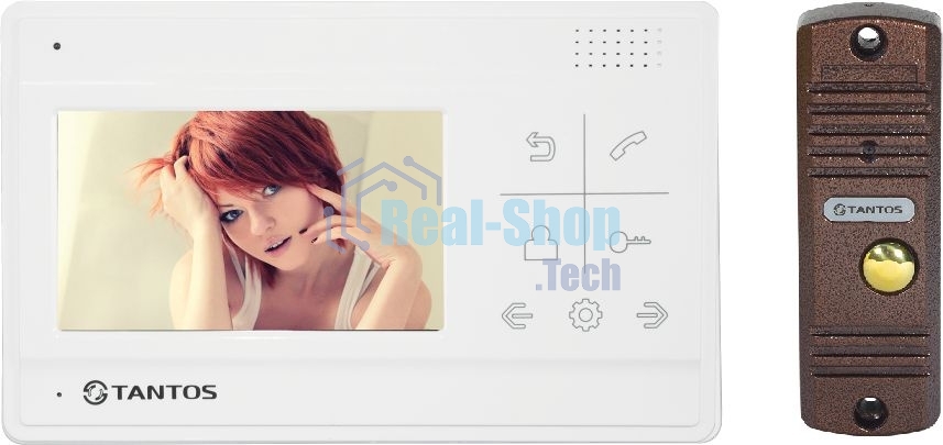 Комплект домофона Tantos Lilu kit белый