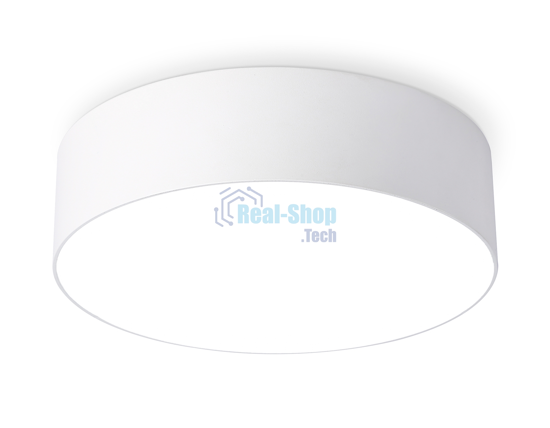 Потолочный светодиодный светильник Ambrella light FV5516 WH белый LED 18W 4200K D160*58 (Без ПДУ)