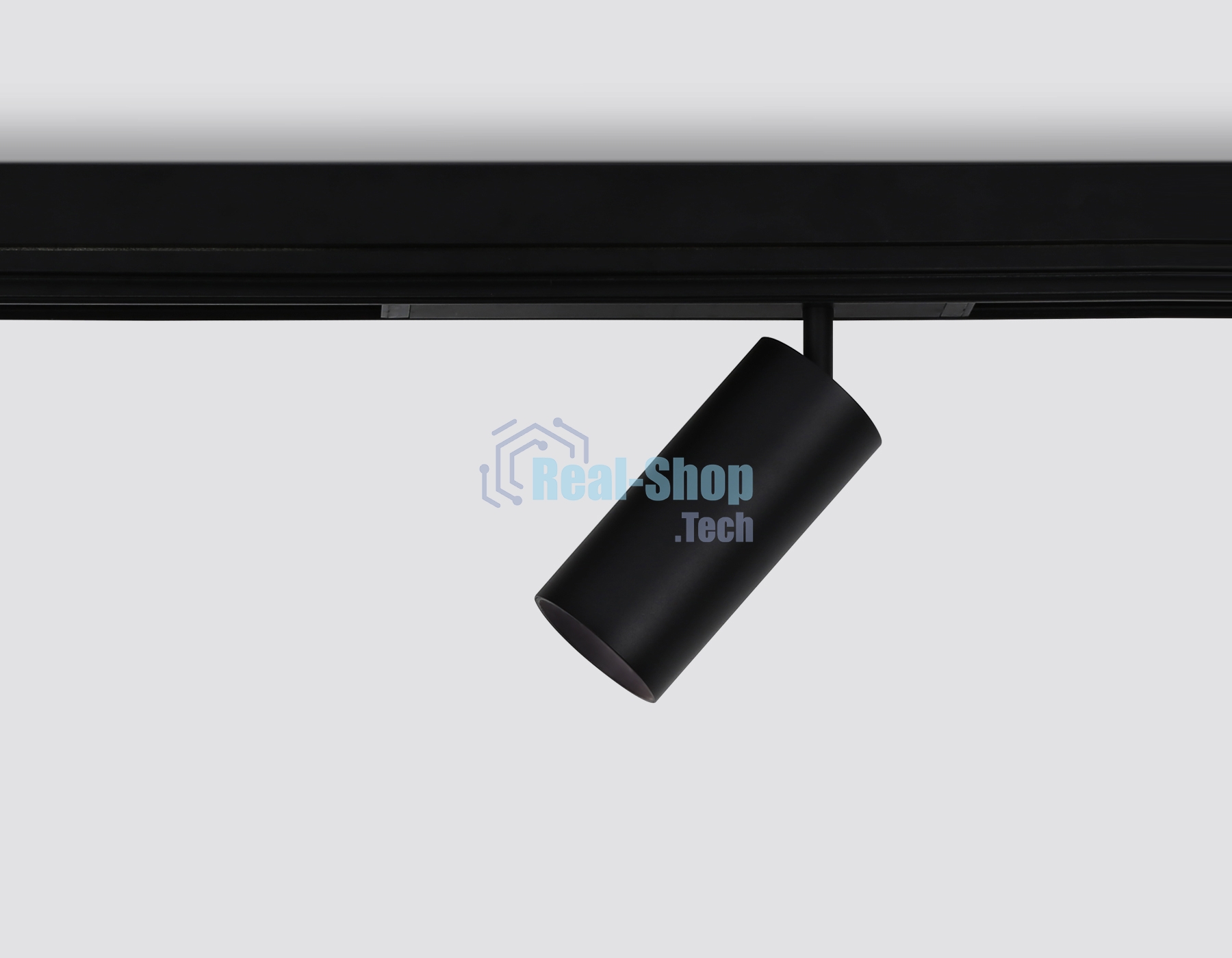 Управляемый светодиодный светильник для шинопровода Magnetic Ambrella light GL1232 BK черный IP20 24W 3000K-6400K 220V 36° D65*140 (Без ПДУ)