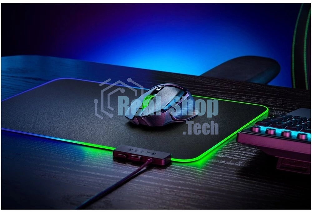 Мышь беспроводная Razer Basilisk V3 Hyperspeed черный, 18000 dpi, радиоканал, Bluetooth, USB, кнопки - 7