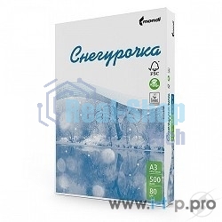 бумага Бумага офисная СНЕГУРОЧКА 96% А4 80г/м 500л (отпускается коробками по 5 пачек в коробке)