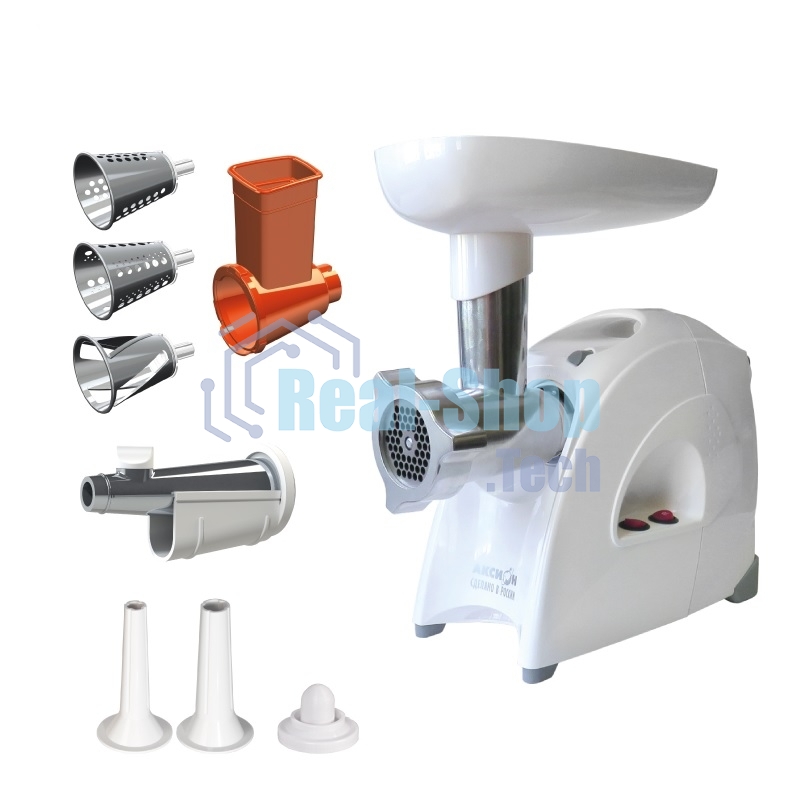 Мясорубка электрическая Аксион М641.02 белый, 2000 Вт, до 3 кг/мин