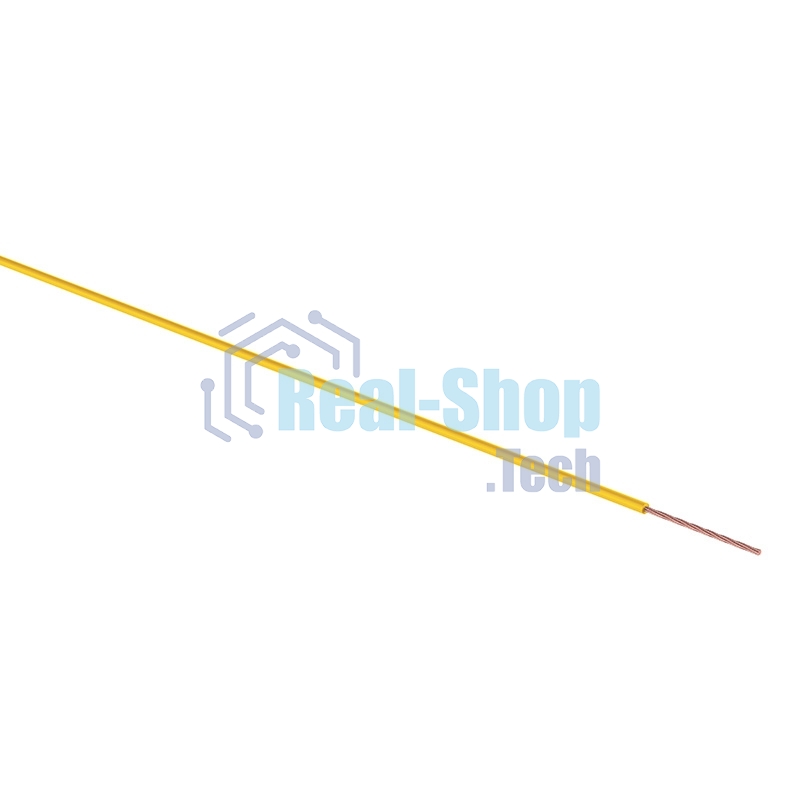 Провод ПГВА Rexant 1х0.75 мм², желтый, бухта 100 м