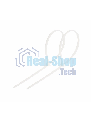 Хомут-стяжка кабельная нейлоновая Rexant 200 x4,8 мм, белая, упаковка 100 шт.