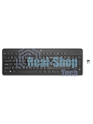 Комплект клавиатура+мышь HP 230 беспроводной, USB, чёрный