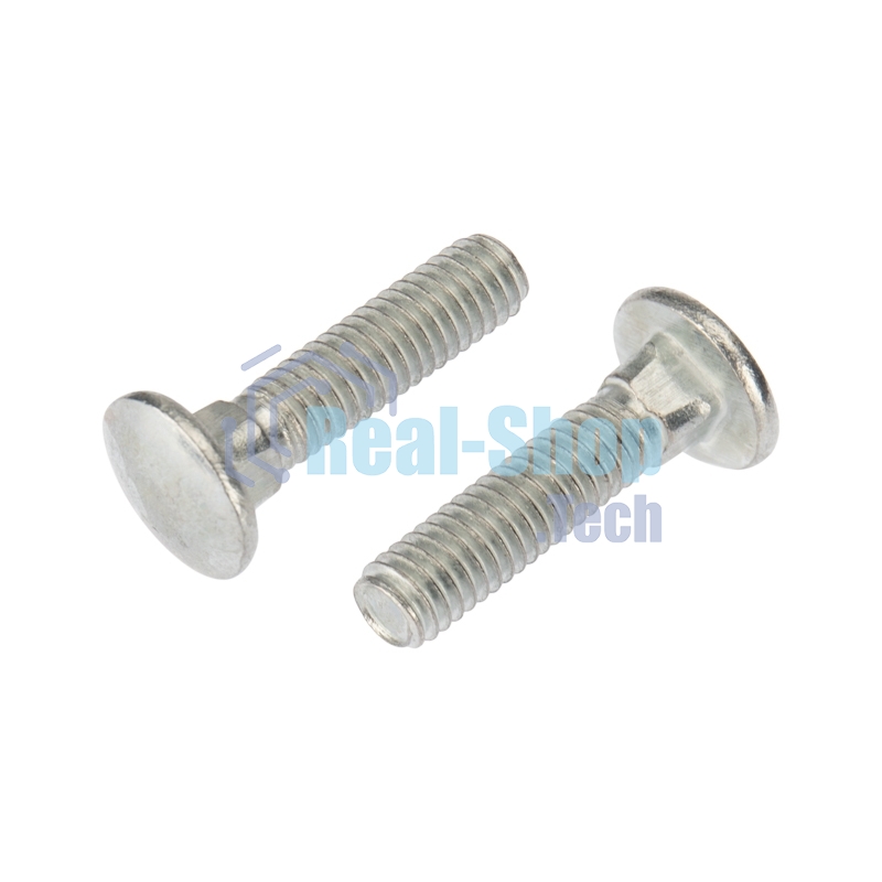 Болт мебельный Kranz DIN 603, 6х25, короб (50 шт./уп.)