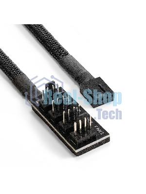 Разветвитель питания с 4pin материнской платы на 1 CPU кулер и 3 корпусных вентилятора ExeGate EX-CC-4p4xF-0.3 (4pin F/4x4pinM, 0,3м)