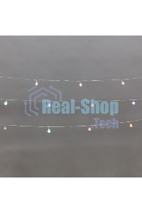 Гирлянда светодиодная Neon-night Шарики 5м, 20 LED, IP20, прозрачный провод, свечение мульти (RG/RB), мигание, 230В