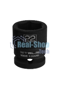 Головка ударная шестигранная, 22 мм, 1/2